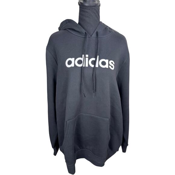 adidas Tops - adidas Women's Essentials Logo Hoodie NWT BLACK PLUS SIZE 3X